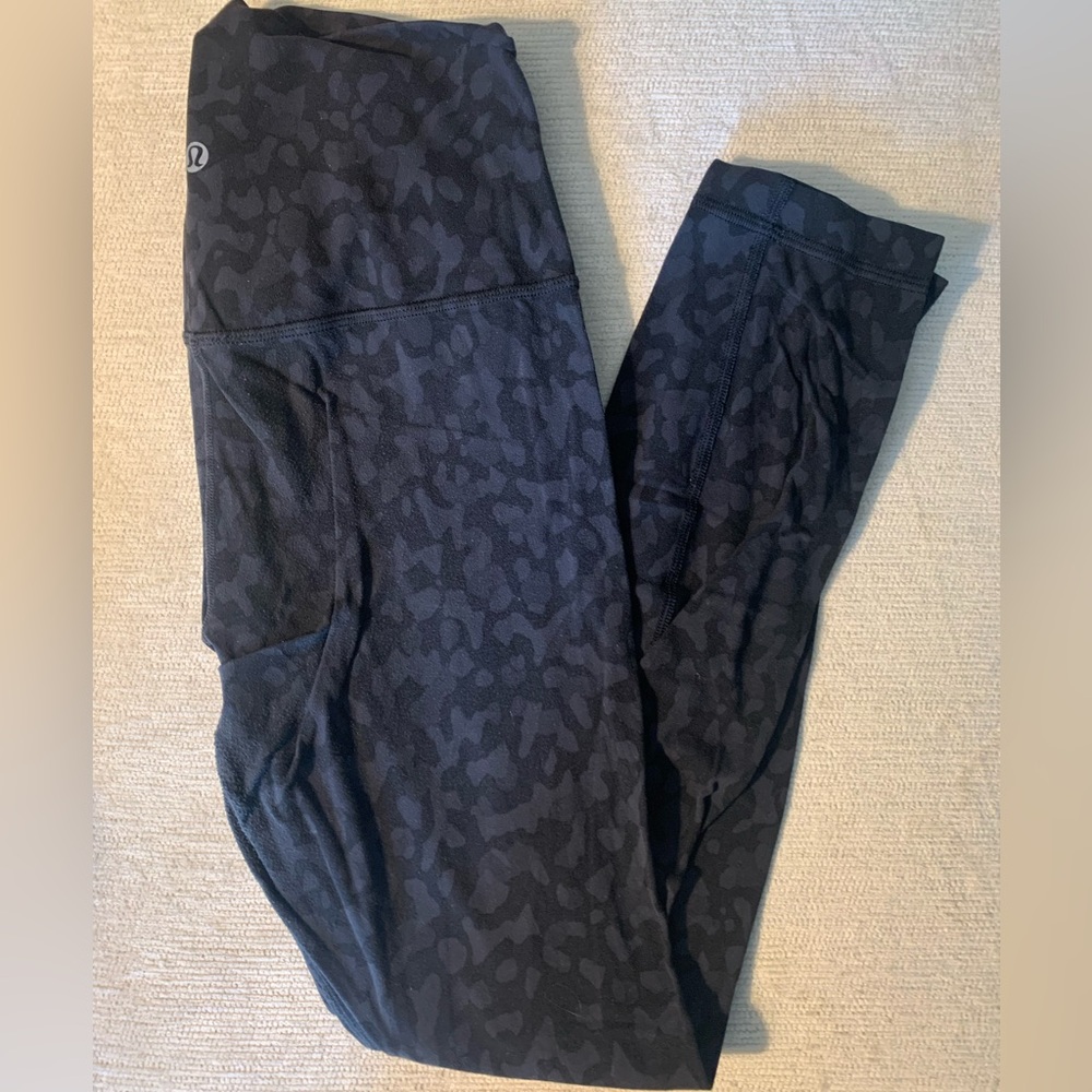 Lululemon align pant 25” cheetah print